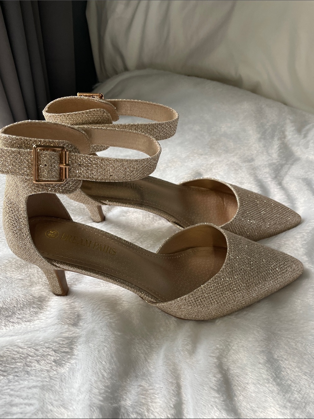 Elegant Heels with Ankle Strap size  8.5